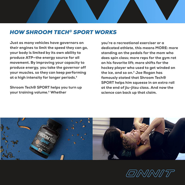 Onnit Shroom TECH Sport 84ct  All Natural PreWorkout Supplement with Ashwagandha Cordyceps Mushroom and Rhodiola Rosea