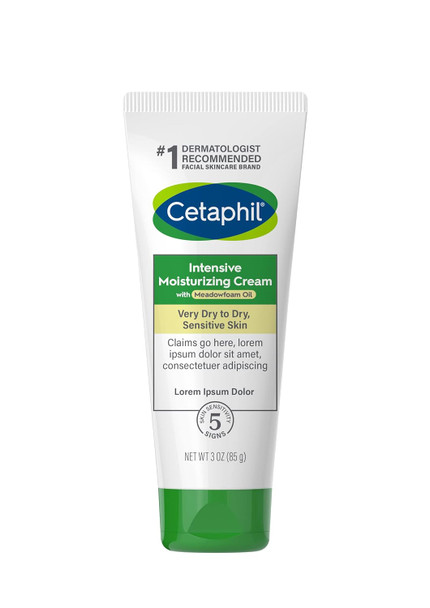 Cetaphil Intensive Moisturizing Cream With Meadowfoam Oil 3 Oz