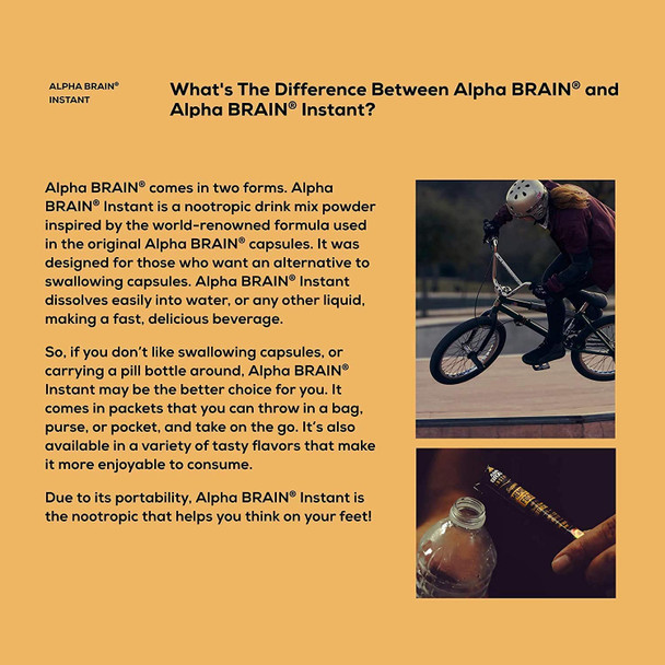 Onnit Labs Onnit Alpha Brain Instant Peach Tub 3.8 Ounce