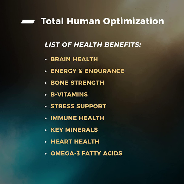 ONNIT Total Human Day and Night Vitamin Packs for Men and Women 30Day Supply  Adult Multivitamin