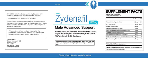 Zydenafil Advanced Pills for Men 60 Capsules