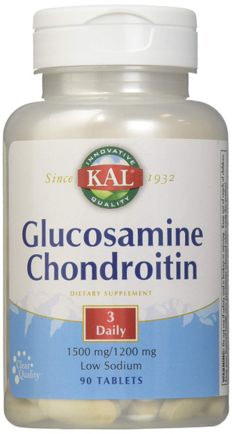 KAL Glucosamine Chondroitin Tablets, 90 Count