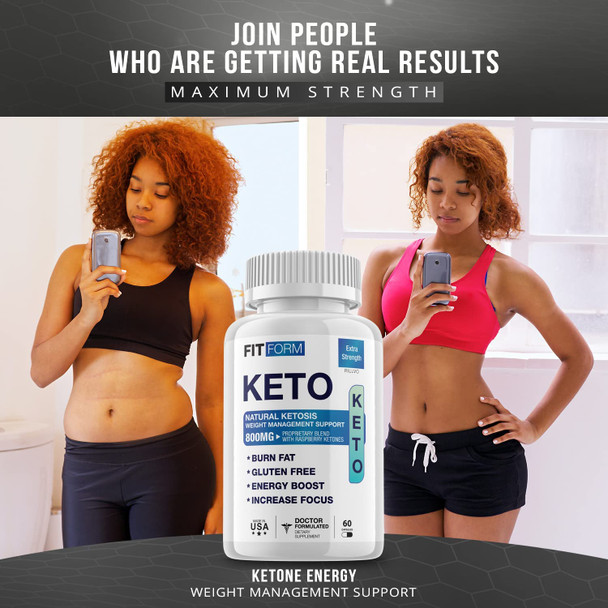 3 Pack Fit Form Keto Pills Advanced Ketogenic Formula 180 Capsules