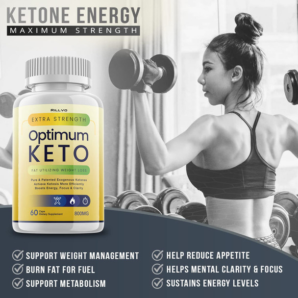 5 Pack Optimum Keto Pills Advanced Ketogenic Formula 300 Capsules