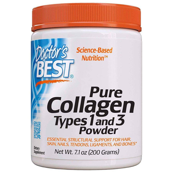 Doctor's Best Pure Collagen Types 1 & 3 Powder - 7.1 Oz (200Gms)