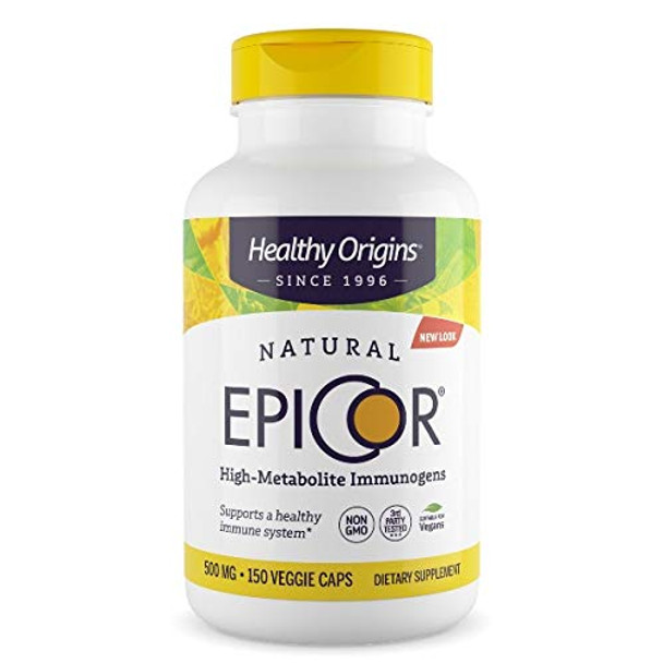 Healthy Origins EpiCor (Clinically Proven Immune Support) 500 mg, 150 Veggie Capsules