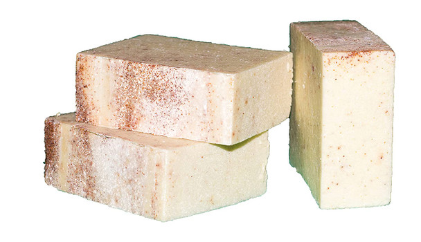 All natural cold processed handmade soap crafted with organic oils and apricot seed for exfoliation and sensitive skin