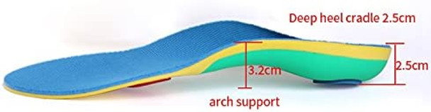 Arch Support Orthotics Insole/Insert for Flat Feet Plantar Fasciitis Feet Pain47.5 Men/58.5 Women