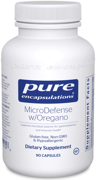 Pure Encapsulations - MicroDefense with Oregano - Support for Healthy Gastrointestinal Tract Function and Balance - 90 Capsules