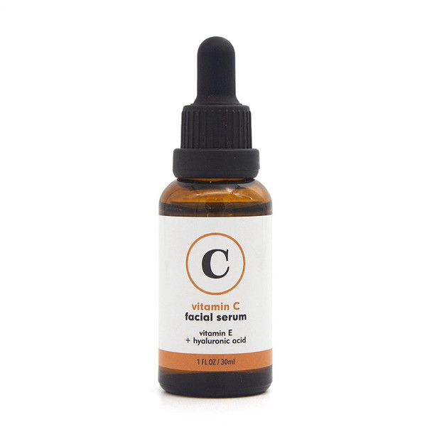 Vitamin C Antiaging Serum for Face with Vitamin E Organic Aloe VeraJojoba Oil  Hyaluronic Acid. Brightening  Hydrating Serum for Fine Lines Dark Spots and Wrinkles 1 fl Ounce