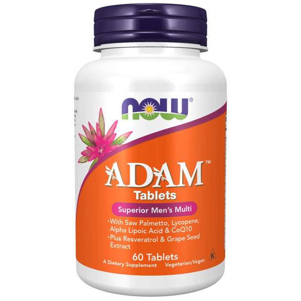 Now Foods, Adam Superior Men'S Multiple Vitamin 60 Tablets