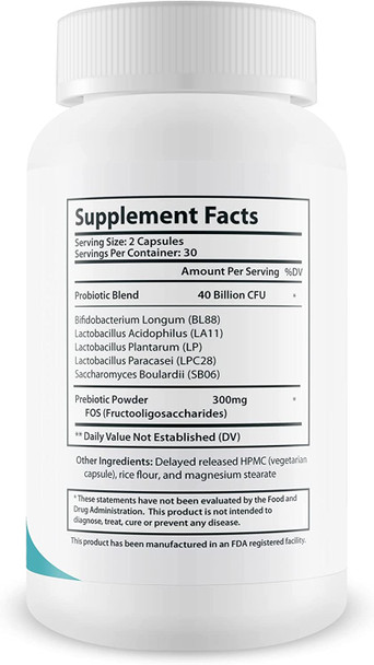 Pro Oral Health Probiotics  Prebiotics Oral Probiotics for Mouth  Bad Breath Easy Swallow Capsules Our Best Oral Health Probiotics Bad Breath Blend 40 Billion CFU