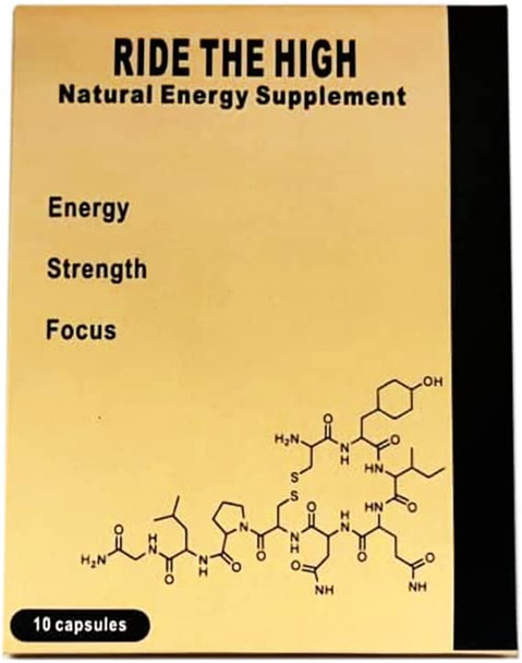 Ride The High Natural Energy Supplement 1Pack 10 Capsules