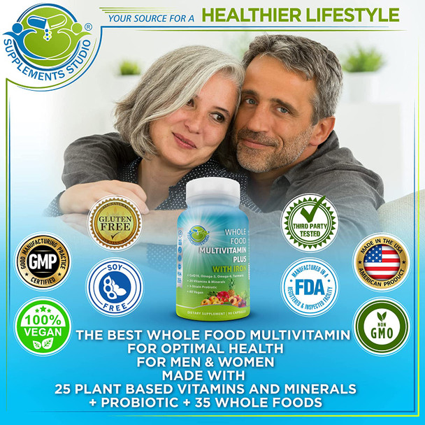 All Day Vegan Supplement Overall Health Support Vegan Whole Food Multivitamin With Iron  Liposomal Vitamin C 1500Mg And Optimal Dim Diindolylmethane Plus Supplement 200Mg