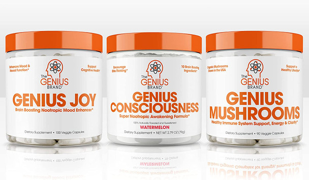 The Super Nootropic Bundle with Genius Mushrooms Consciousness  Joy