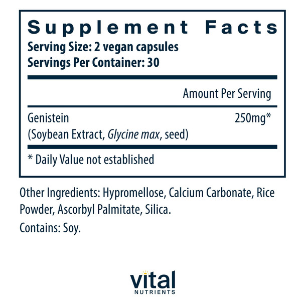 Vital Nutrients Genistein 60 Capsules