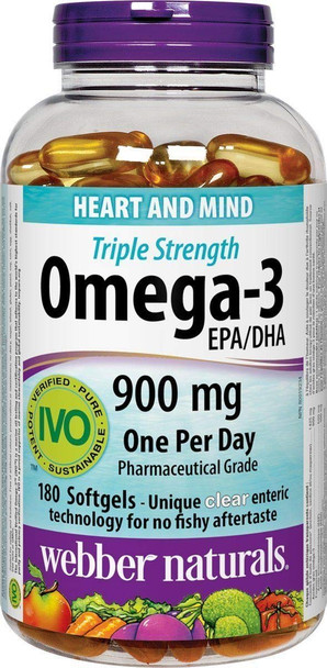 webber naturals Omega3 900mg 200 Softgels