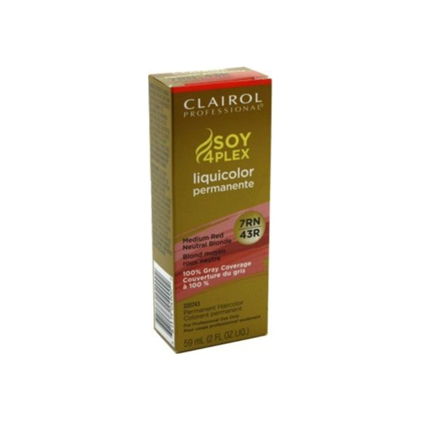 Clairol Liquicolor 7RN/43R Medium Red Neutral Blonde, 2 oz