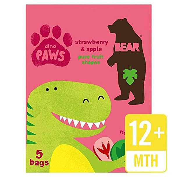 Bear Paws Strawberry & Apple 20g x 5's
