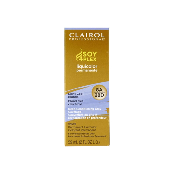 Clairol Professional  8A/28D Light Cool Blonde, 2 oz