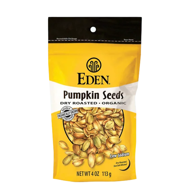 Eden Organic Dry Roast Pumpkin Seeds 113 g
