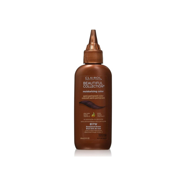Clairol Professional  Beautiful Collection Semi-Permanent Hair Color, Rosewood Brown [B17W] 3  oz