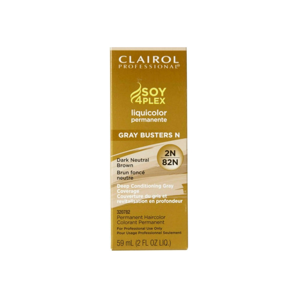 Clairol Professional  Liquicolor 2N/82N Dark Neutral Brown, 2 oz