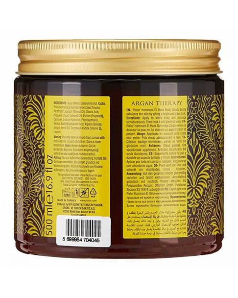 Pielor Hammam Body Scrub Tunisian Amber 500 mL