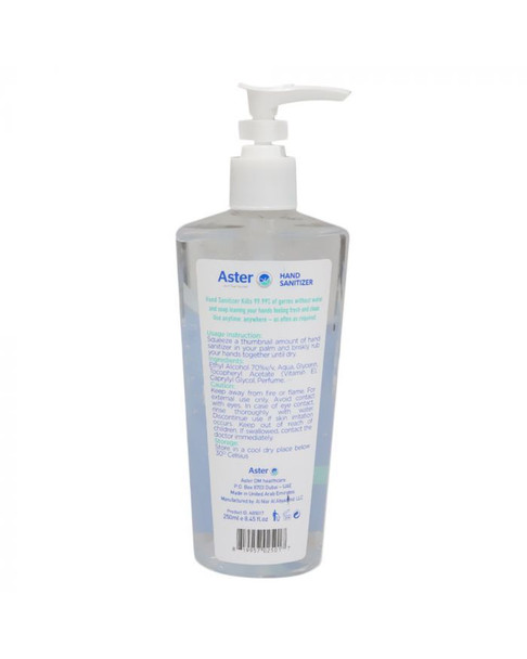 Aster Instant Hand Sanitizer 250 mL