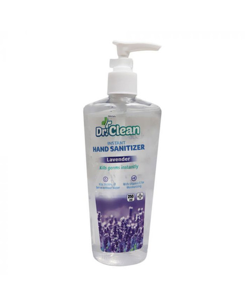 Dr. Clean Hand Sanitizer Lavender Gel 250 mL