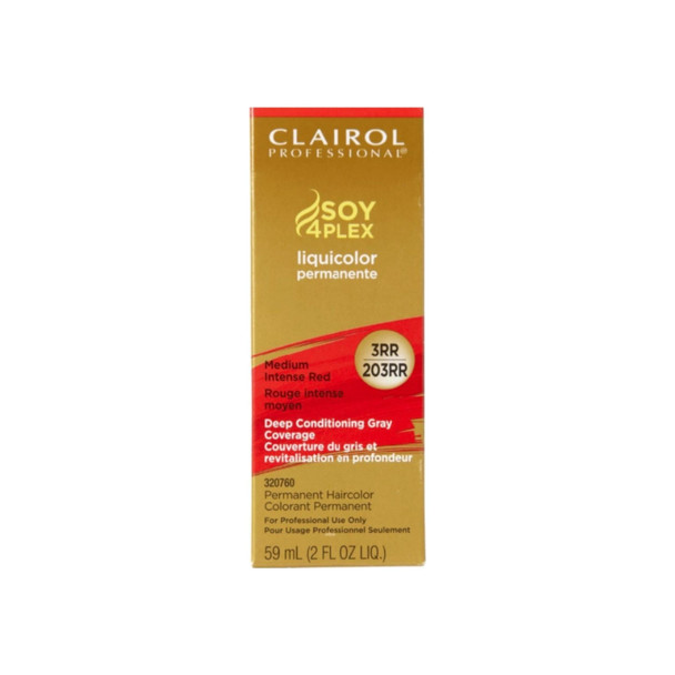 Clairol Professional  Liquicolor 3RR/203RR Medium Intense Red, 2 oz