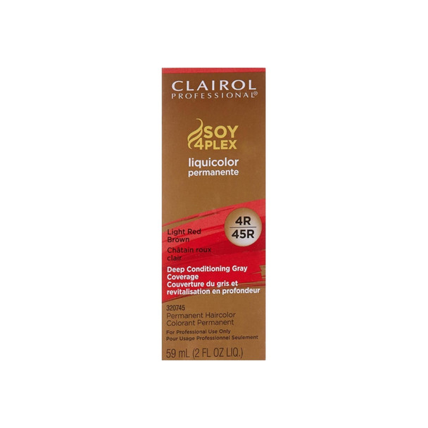 Clairol Professional  Liquicolor 4R/45R Light Red Brown, 2 oz