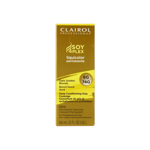 Clairol Professional  Liquicolor 6G/74G Dark Golden Blonde, 2 oz