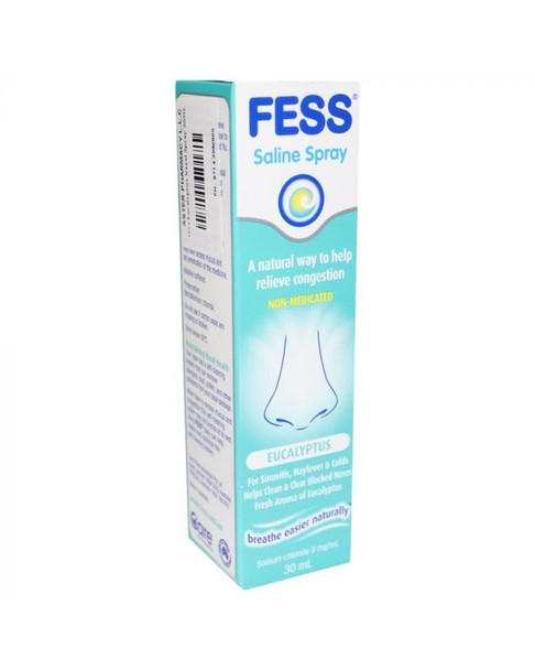 Fess Eucalyptus Nasal Saline Spray 30 mL