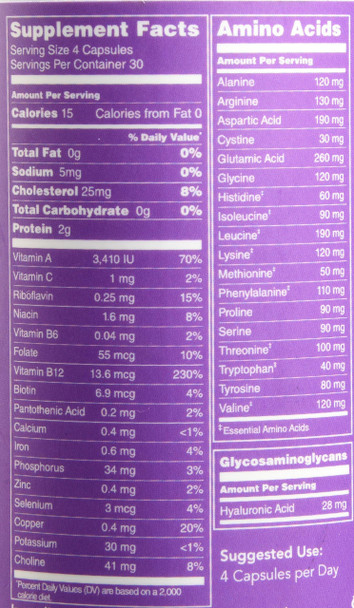 Vital Proteins, Beef Liver 750mg Capsules - 120 Vital Proteins, Beef Liver 750mg Capsules - 120