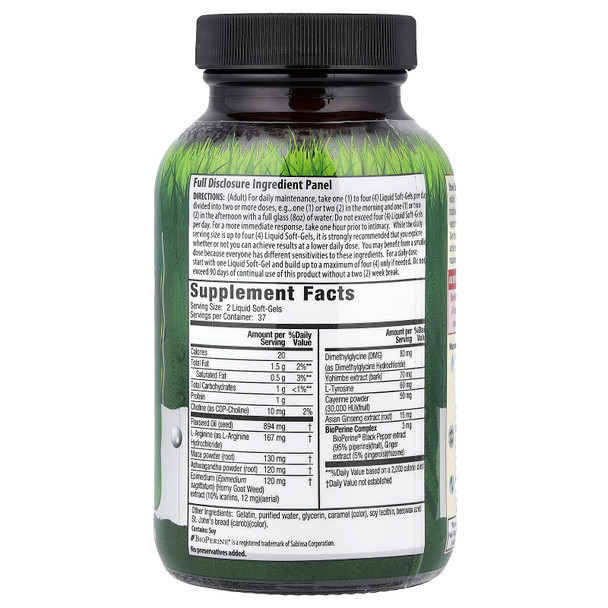 Irwin Naturals Steel Libido for Men 75 Softgels