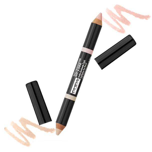 Duo Highlighter Matt and Shine  001 Beige
1 piece