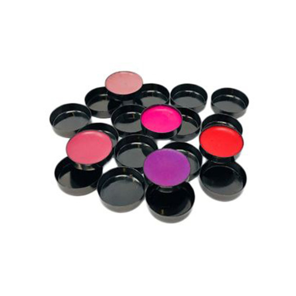 Glossy Black Mini Round Empty Makeup Pans
10 pieces