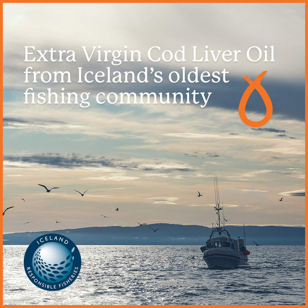 Dropi Cod Liver Oil 1150mg - Omega 3 - Extra Virgin - 7.4 Fl oz Liquid