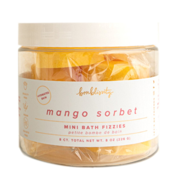 Mini Bath Fizzies  Mango Sorbet 226 g / 8 oz