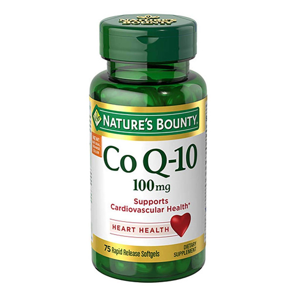 Nature's Bounty Co Q-10 100 mg Softgels 75 ea (Pack of 3)