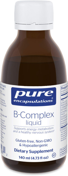 Pure Encapsulations - B-Complex Liquid - B Vitamins to Support Energy Metabolism and a Healthy Nervous System - 4.73 fl. oz.