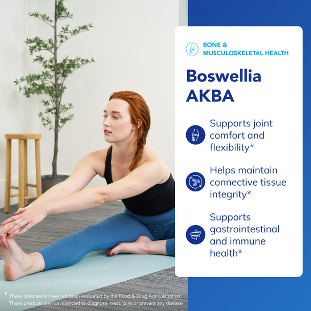 Pure Encapsulations  Boswellia AKBA  Hypoallergenic Support for Immune Joint Gastrointestinal and Cell Health  120 Capsules
