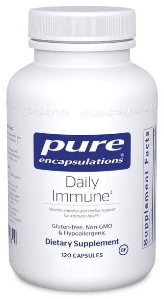 Pure Encapsulations Daily Immune | Comprehensive Immune Formula with Vitamin, Mineral, and Herbal Support | 120 Capsules