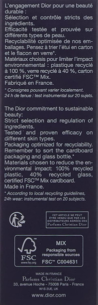 Christian Dior Forever Skin Glow 24h Wear Radiant Foundation 3W Warm/Glow SPF 20 1.0 Ounce Christian Dior Forever Skin Glow 24h Wear Radiant Foundation 3W Warm/Glow SPF 20 1.0 Ounce