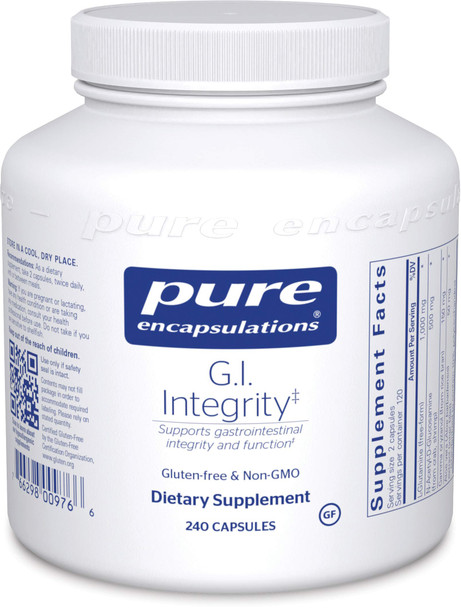 Pure Encapsulations - G.I. Integrity - Enhanced Support for Gastrointestinal Integrity and Function - 240 Capsules