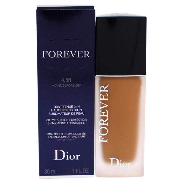 Dior Forever by Christian Dior 24h Skin Caring Foundation 4 5n Neutral Spf 35 Before  045 1.0 Ounce
