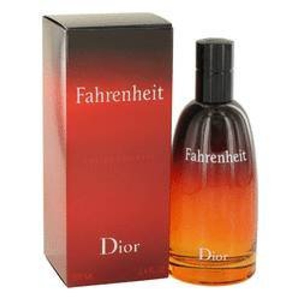Fahrenheit By Christian Dior Eau De Toilette 3.4 Oz For Men Fahrenheit By Christian Dior Eau De Toilette 3.4 Oz For Men