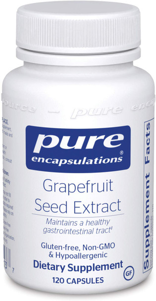 Pure Encapsulations Grapefruit Seed Extract | Supplement to Support The Balance of Intestinal Microorganisms and G.I. Tract | 120 Capsules