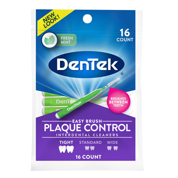 Dentek Easy Brush Cleaners Extra Tight Spaces 16 Count 6 Pack